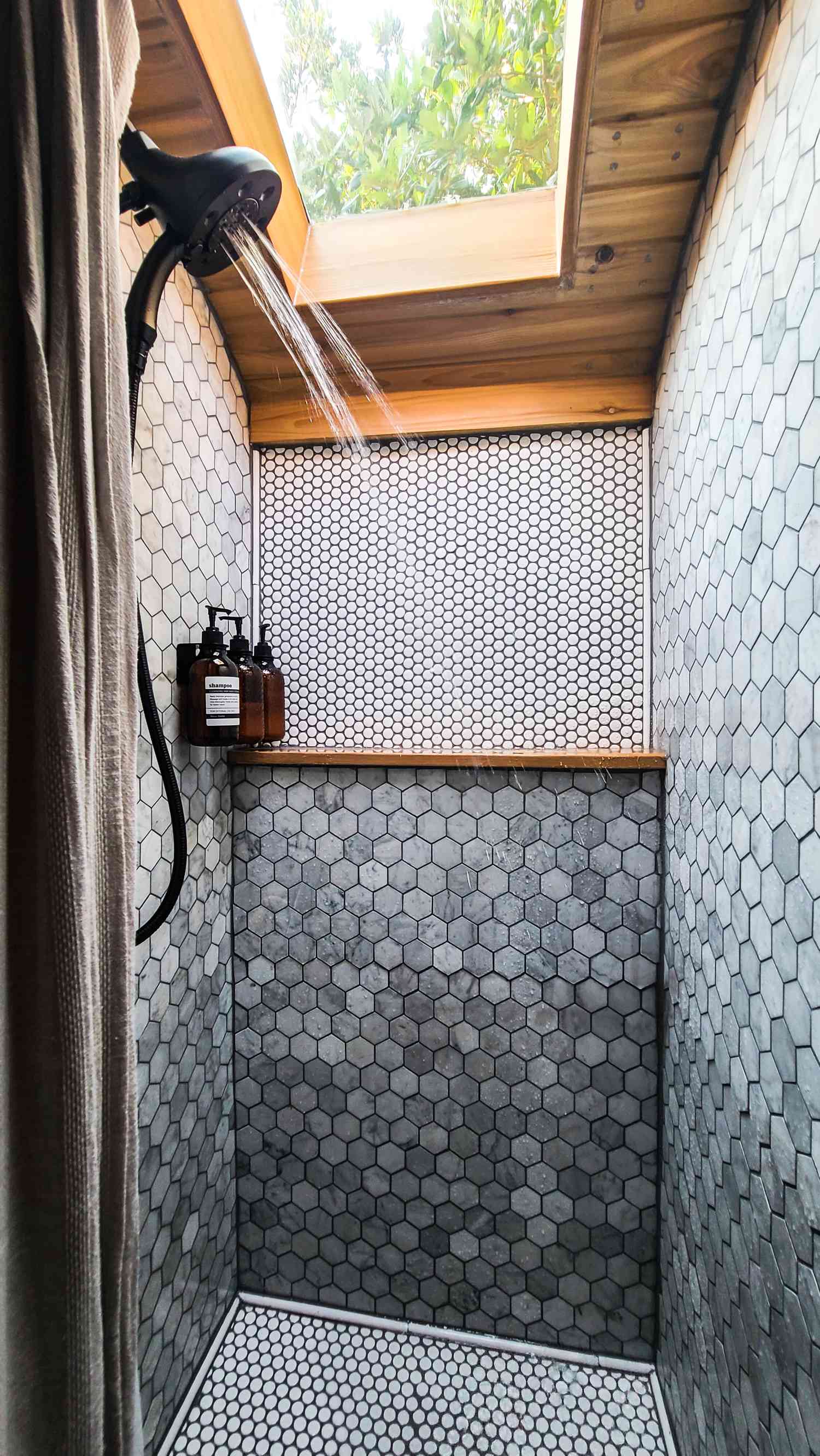 tiny house bathroom skylight